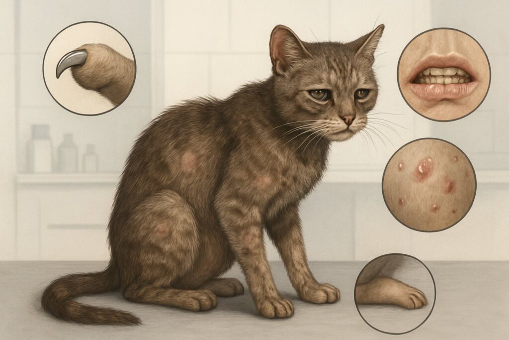 cat vitamin deficiency signs