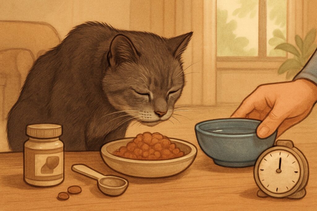 senior cat feeding tips