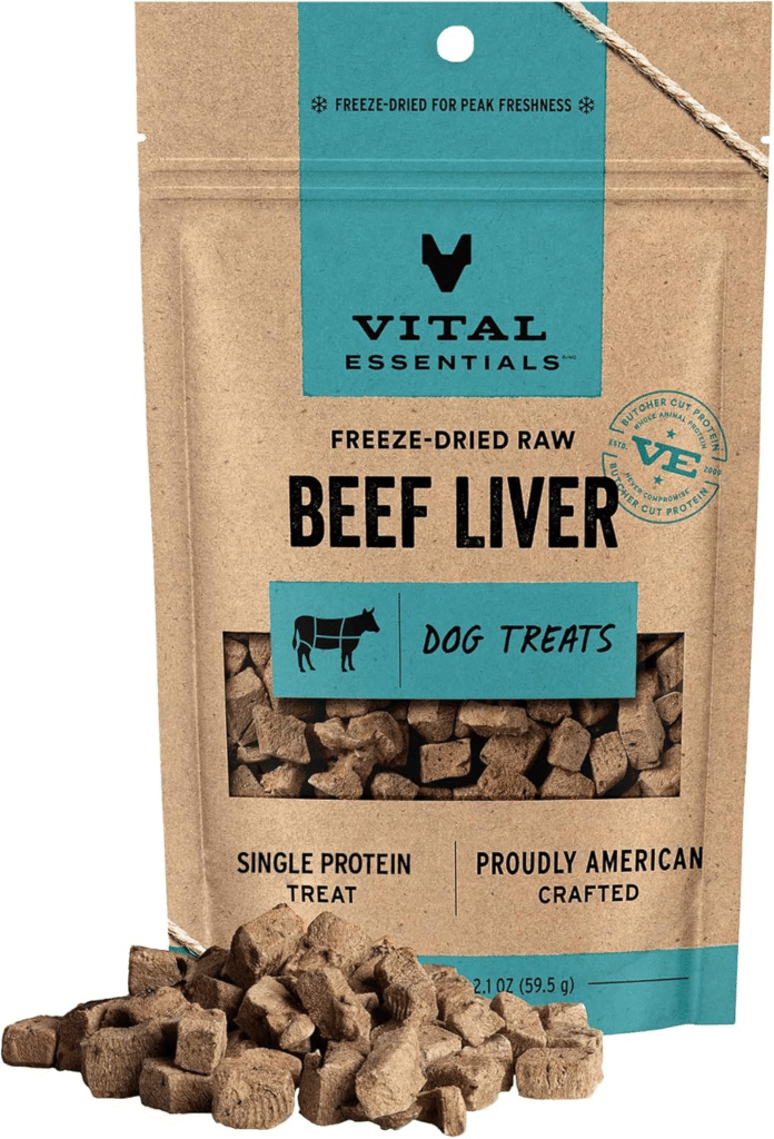 Vital Essentials Beef Liver Training Treats