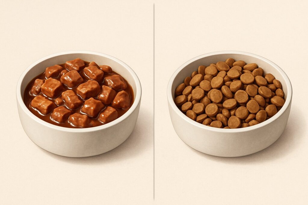 Wet vs Dry Cat Food