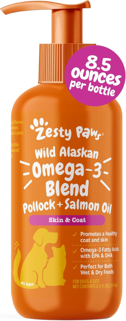 Zesty Paws Wild Alaskan Omega-3 Oil